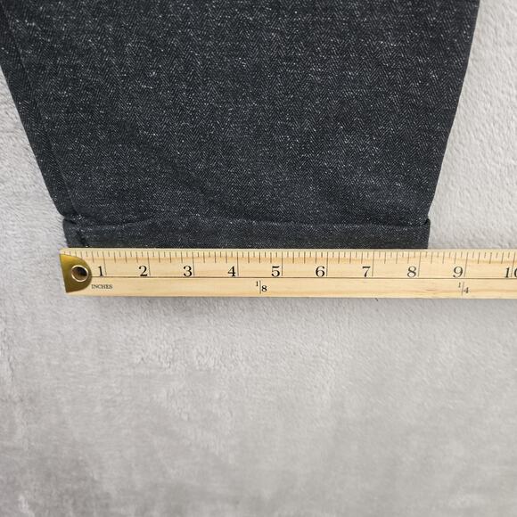 DR. COLLECTORS Womens M Black Twill Cropped Teddy Forever Drawstring Pants - Picture 13 of 15